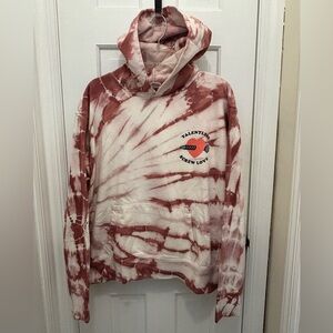 ELEMENTS BY TALENTLESS SCREW LOVE OVERSIZED TIE-DYE SWEATSHIRT SIZE XL